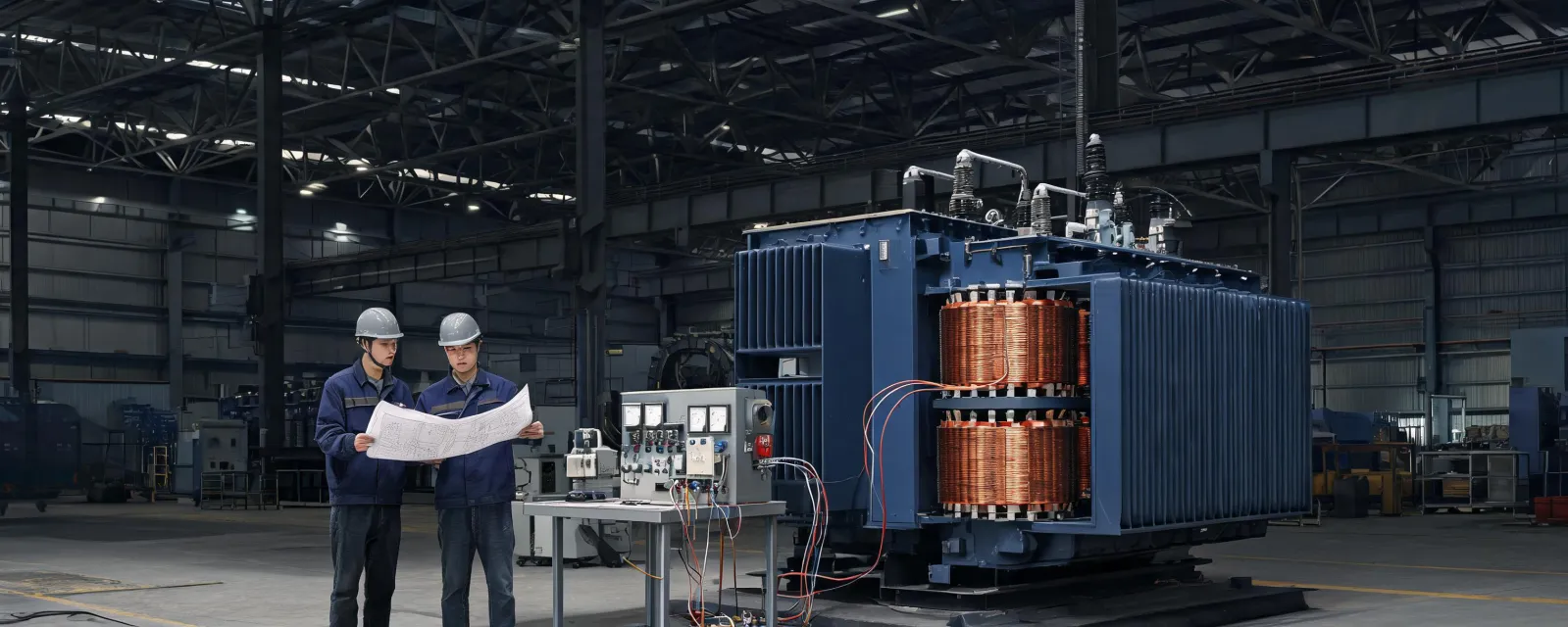 Acme Transformer engineering and assembly workplace